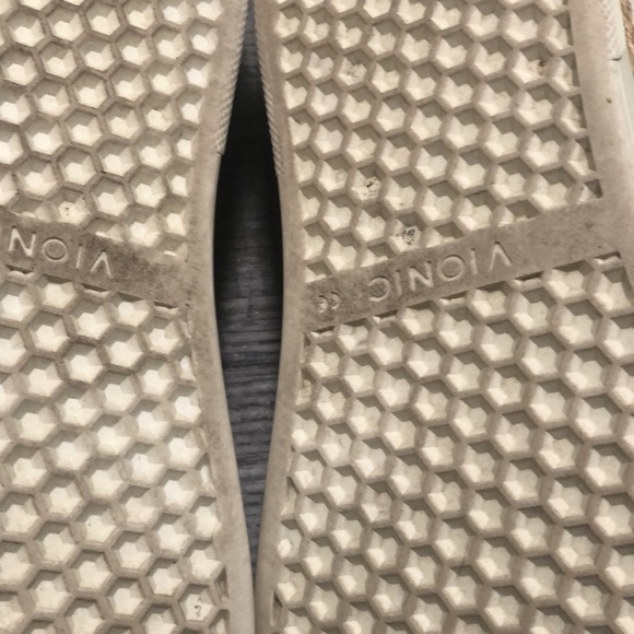 Vionic canvas oatmeal Sunny Rae Twin Gore slip on casual sneakers with braid - Picture 7 of 8